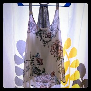 Floral tank top